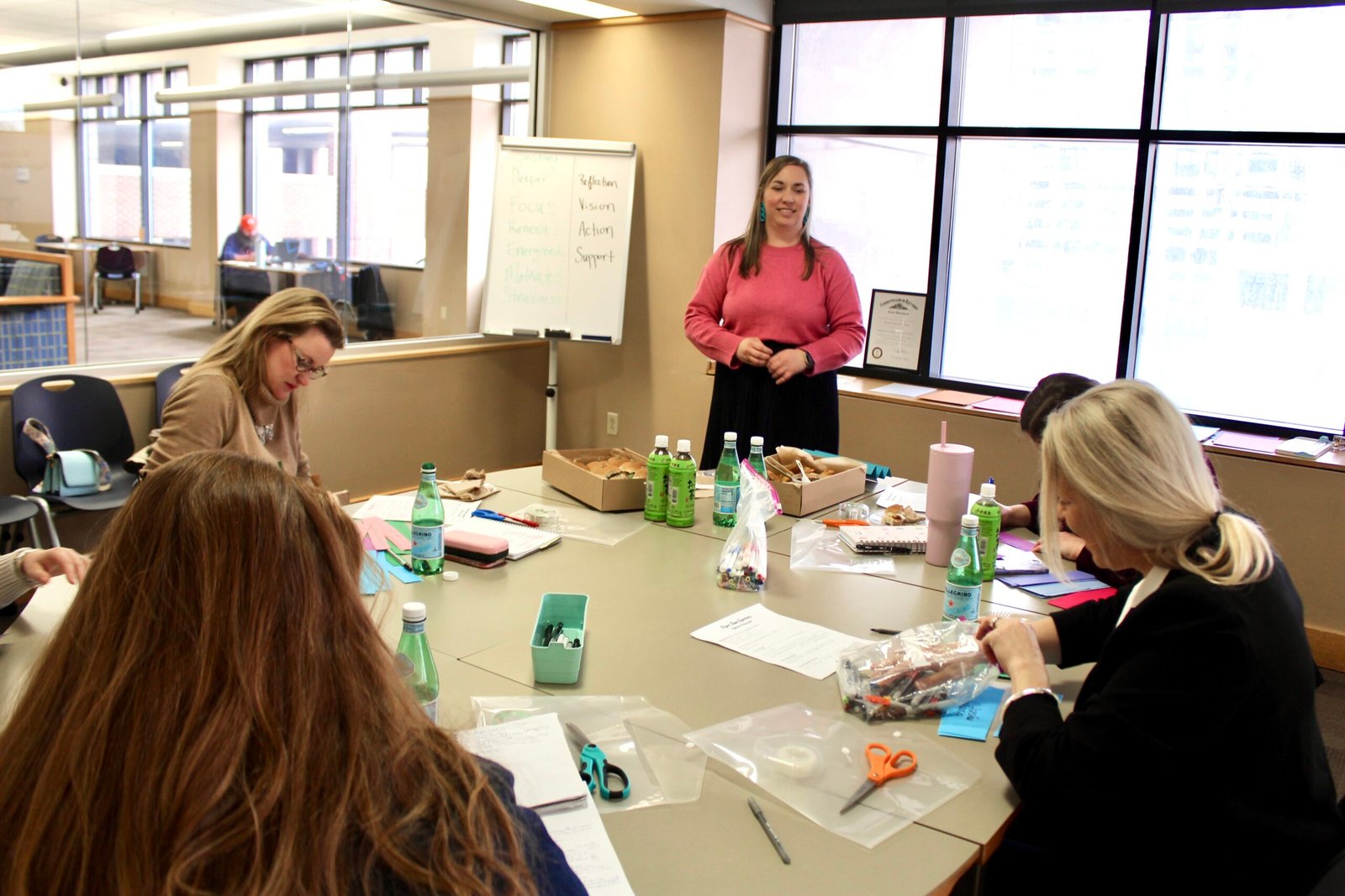 Photo of people in a workshop
